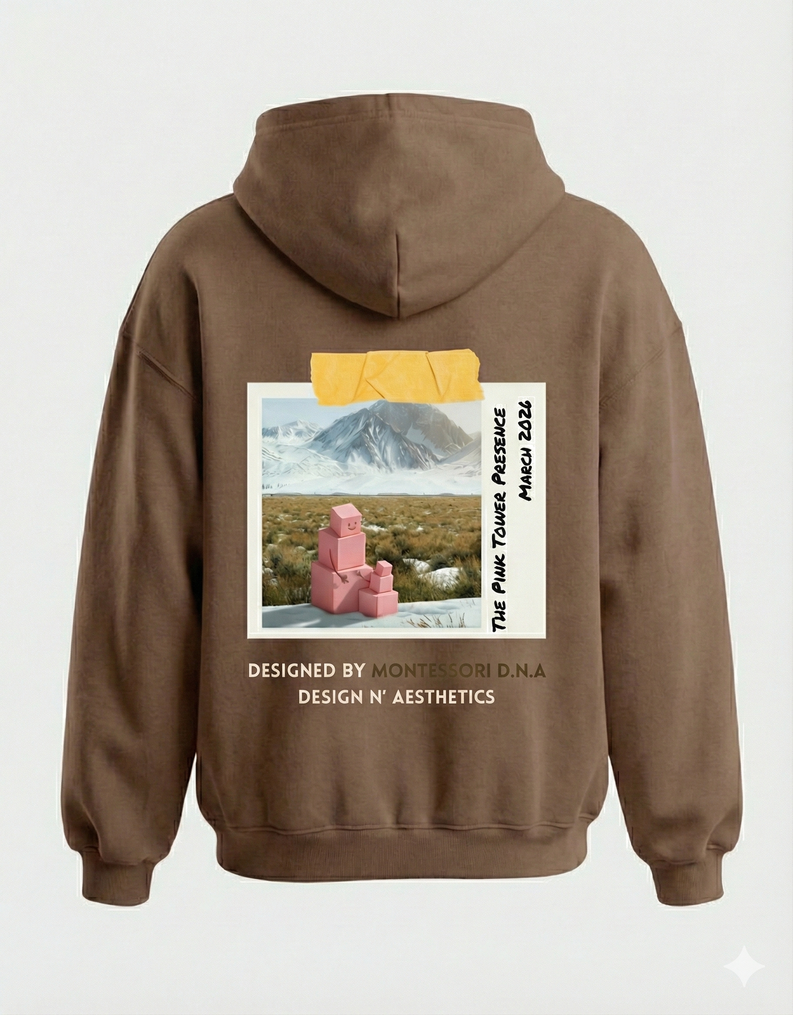 Pink Tower Sweatshirt - Sand