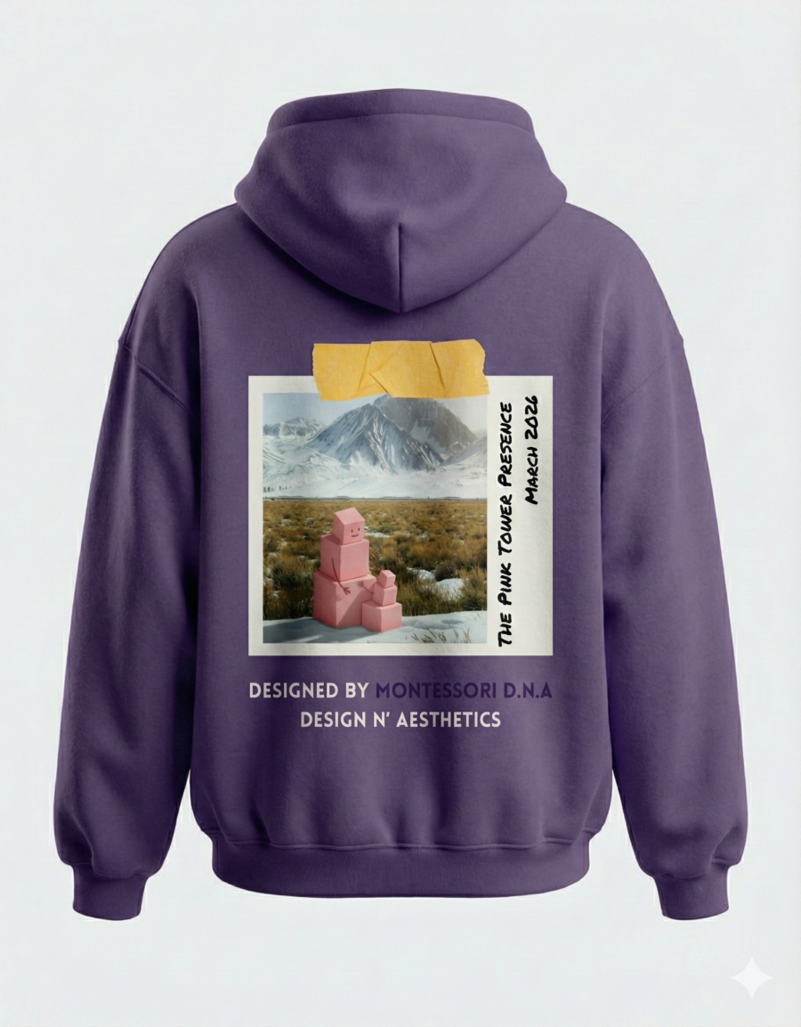 Pink Tower Sweatshirt - Violet