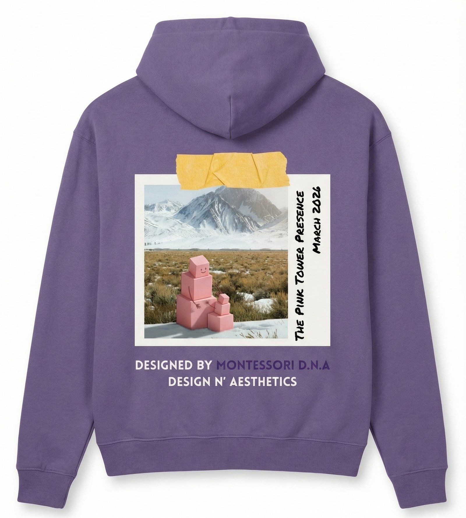 Pink Tower Sweatshirt - Violet