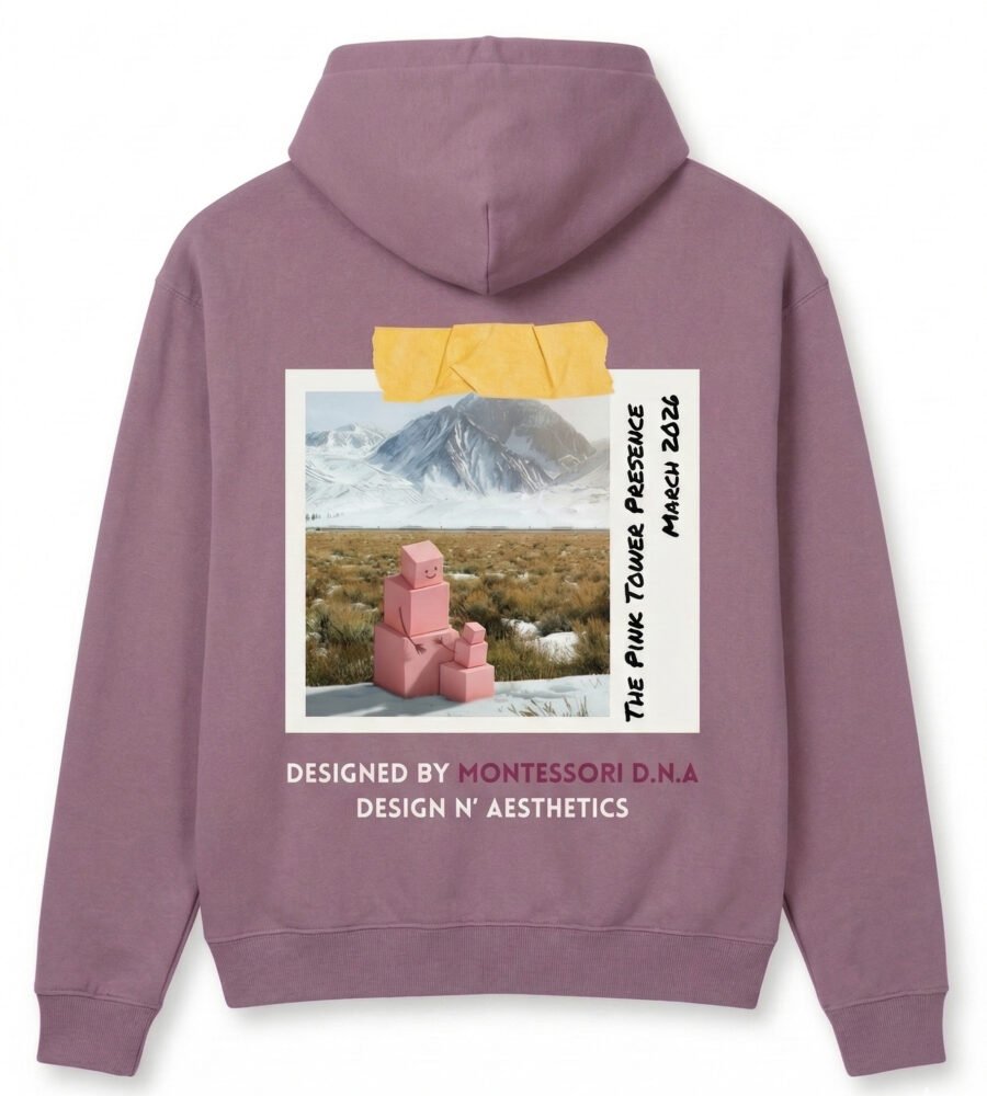 Pink Tower Sweatshirt - Rose Clay