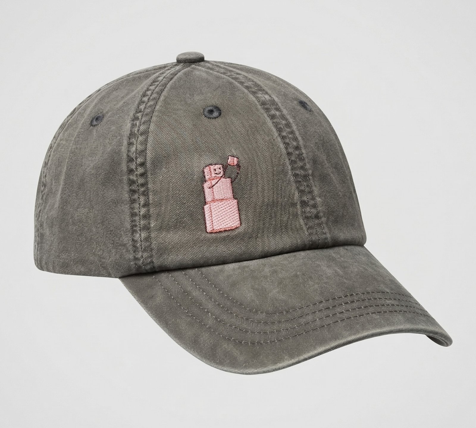 The Pink Tower Cap - Denim Black